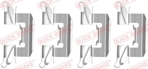 QUICK BRAKE 1091772 - Set accesorii, placute frana aaoparts.ro