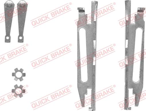 QUICK BRAKE 105 53 001 - Set pentru reglare ulterioară, frână tambur aaoparts.ro