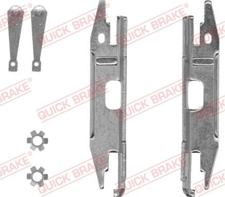 QUICK BRAKE 105 53 002 - Set pentru reglare ulterioară, frână tambur aaoparts.ro