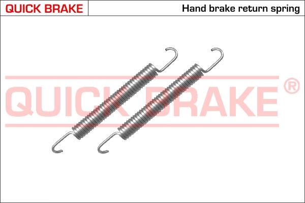 QUICK BRAKE 105-0480 - Set accesorii, saboti frana parcare aaoparts.ro