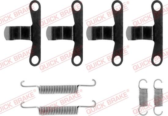 QUICK BRAKE 1050594 - Set accesorii, saboti frana parcare aaoparts.ro