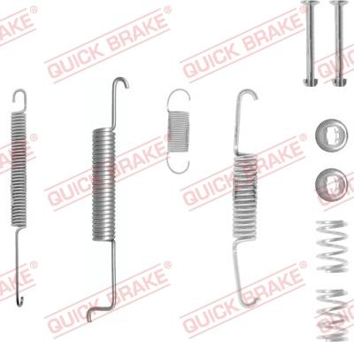 QUICK BRAKE 105-0597-1 - Set accesorii, sabot de frana aaoparts.ro