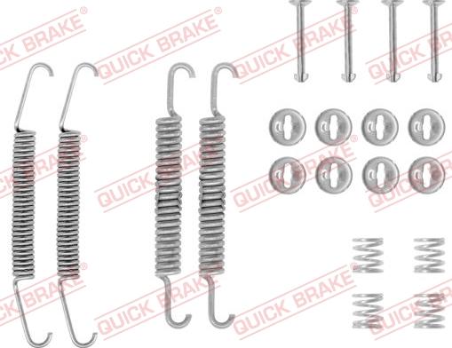 QUICK BRAKE 1050548 - Set accesorii, sabot de frana aaoparts.ro