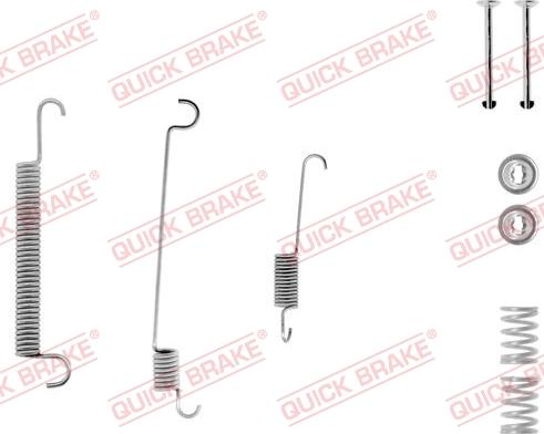 QUICK BRAKE 105-0547-1 - Set accesorii, sabot de frana aaoparts.ro