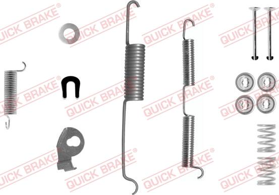 QUICK BRAKE 105-0518X-1R - Set accesorii, sabot de frana aaoparts.ro