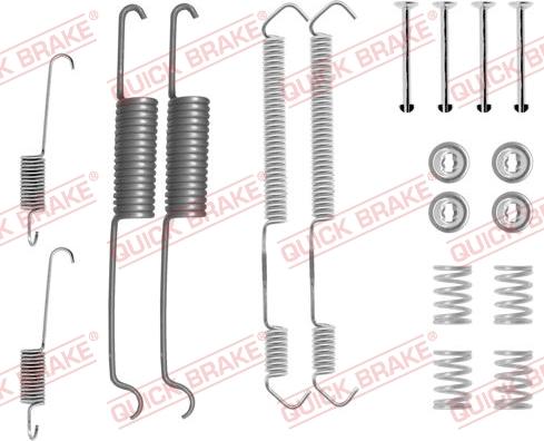 QUICK BRAKE 1050691 - Set accesorii, sabot de frana aaoparts.ro