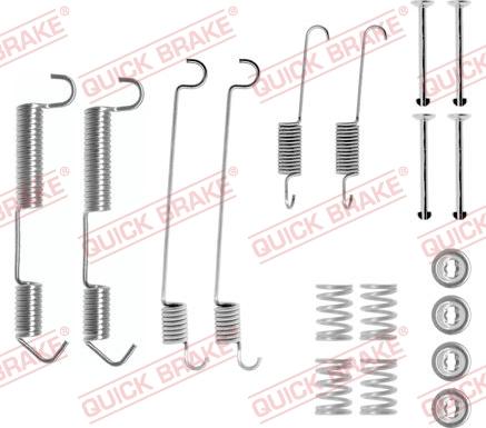 QUICK BRAKE 1050646 - Set accesorii, sabot de frana aaoparts.ro