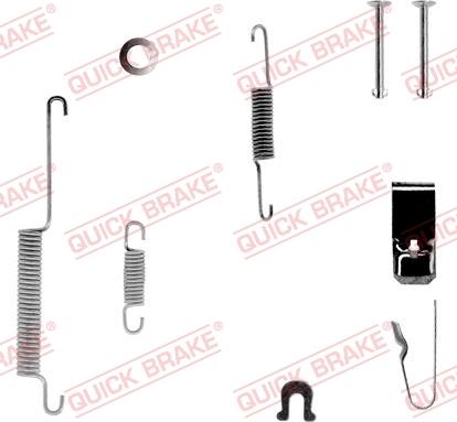 QUICK BRAKE 10506541R - Set accesorii, sabot de frana aaoparts.ro