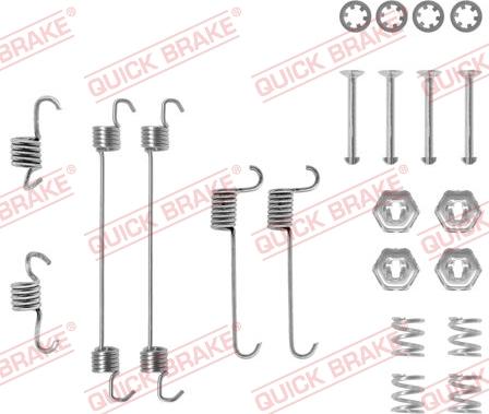 QUICK BRAKE 1050650 - Set accesorii, sabot de frana aaoparts.ro