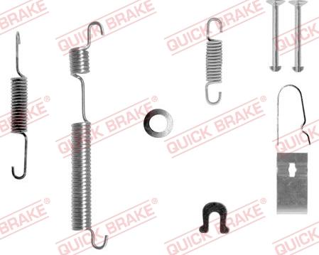 QUICK BRAKE 10506531R - Set accesorii, sabot de frana aaoparts.ro