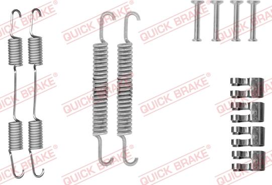 QUICK BRAKE 1050666 - Set accesorii, sabot de frana aaoparts.ro