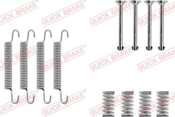 QUICK BRAKE 1050667 - Set accesorii, saboti frana parcare aaoparts.ro