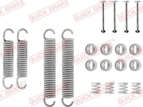 QUICK BRAKE 105-0601 - Set accesorii, sabot de frana aaoparts.ro