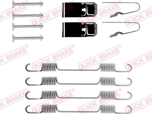 QUICK BRAKE 105-0602 - Set accesorii, sabot de frana aaoparts.ro