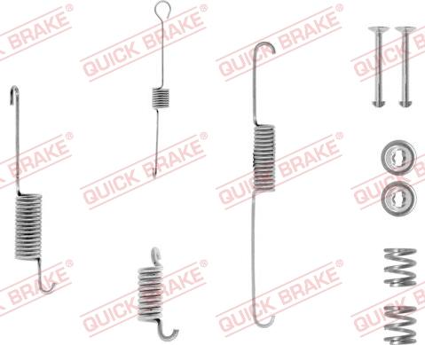 QUICK BRAKE 10506151R - Set accesorii, sabot de frana aaoparts.ro