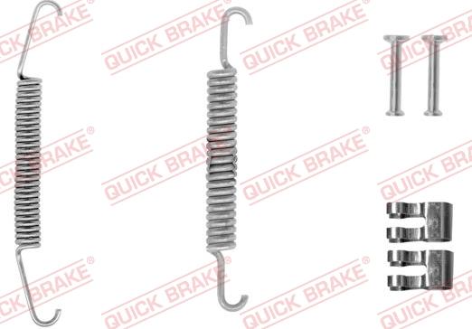 QUICK BRAKE 105-0610-1 - Set accesorii, sabot de frana aaoparts.ro
