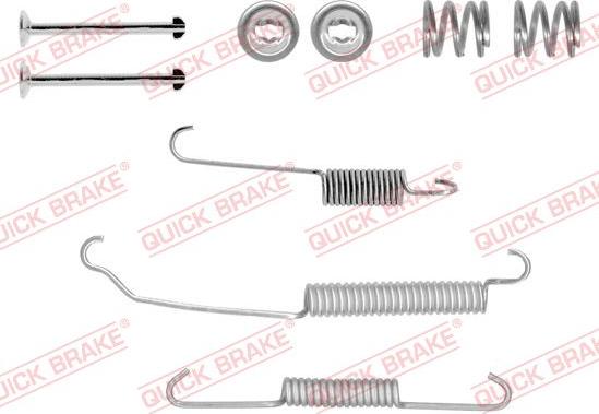 QUICK BRAKE 105-0618-1 - Set accesorii, sabot de frana aaoparts.ro