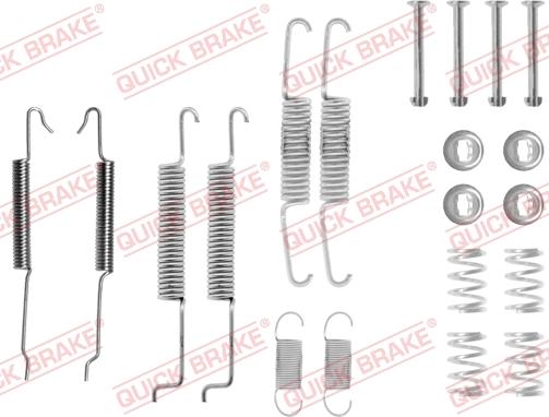 QUICK BRAKE 105-0680 - Set accesorii, sabot de frana aaoparts.ro