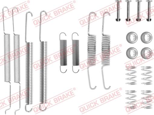 QUICK BRAKE 1050681 - Set accesorii, sabot de frana aaoparts.ro