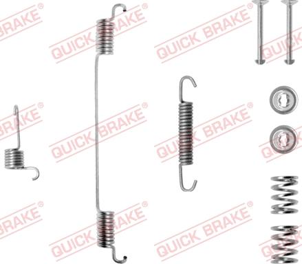 QUICK BRAKE 105-0682-1L - Set accesorii, sabot de frana aaoparts.ro