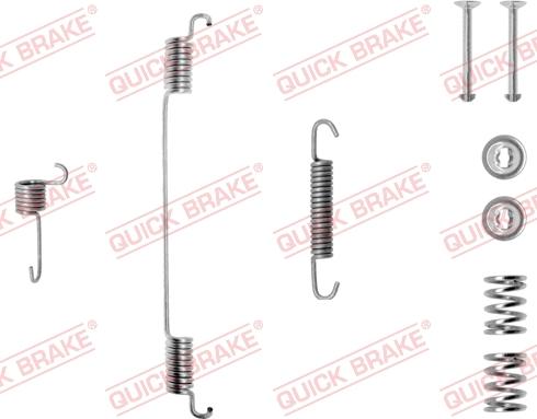QUICK BRAKE 10506821R - Set accesorii, sabot de frana aaoparts.ro