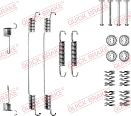 QUICK BRAKE 105-0682 - Set accesorii, sabot de frana aaoparts.ro