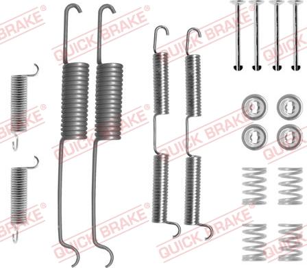 QUICK BRAKE 1050687 - Set accesorii, sabot de frana aaoparts.ro