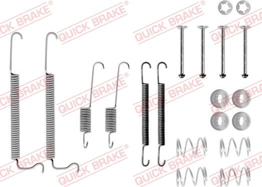 QUICK BRAKE 1050629 - Set accesorii, sabot de frana aaoparts.ro