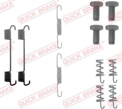 QUICK BRAKE 1050622 - Set accesorii, saboti frana parcare aaoparts.ro