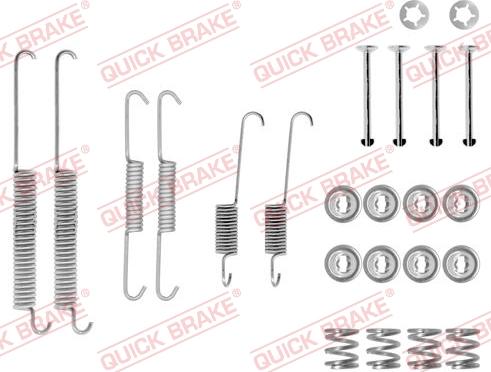 QUICK BRAKE 1050678 - Set accesorii, sabot de frana aaoparts.ro