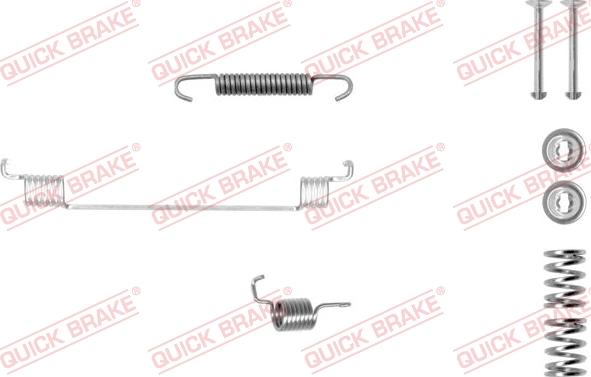 QUICK BRAKE 10506721R - Set accesorii, sabot de frana aaoparts.ro