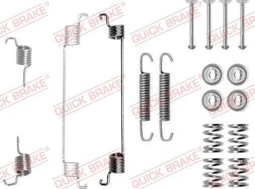 QUICK BRAKE 105-0672 - Set accesorii, sabot de frana aaoparts.ro