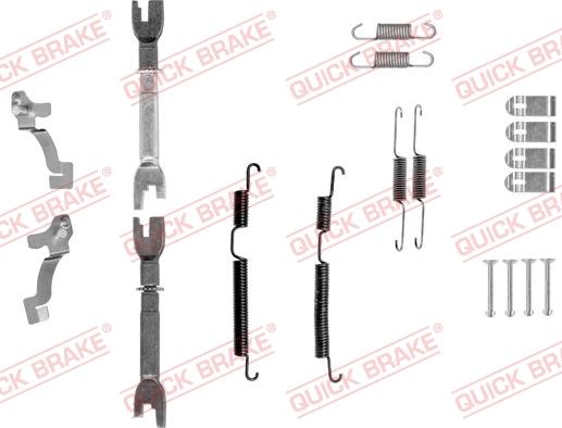 QUICK BRAKE 105-0045S - Set accesorii, sabot de frana aaoparts.ro