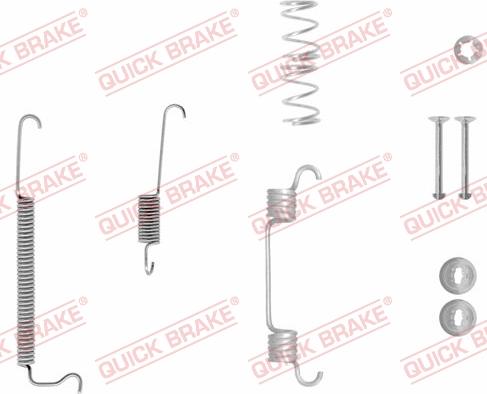 QUICK BRAKE 105-0043-1 - Set accesorii, sabot de frana aaoparts.ro