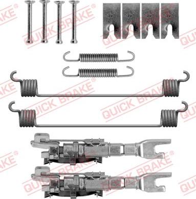 QUICK BRAKE 105-0056S - Set accesorii, sabot de frana aaoparts.ro