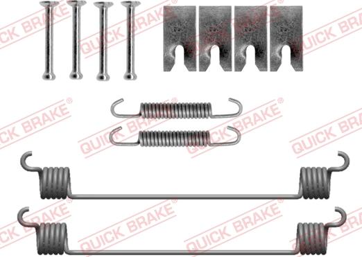 QUICK BRAKE 105-0056 - Set accesorii, sabot de frana aaoparts.ro