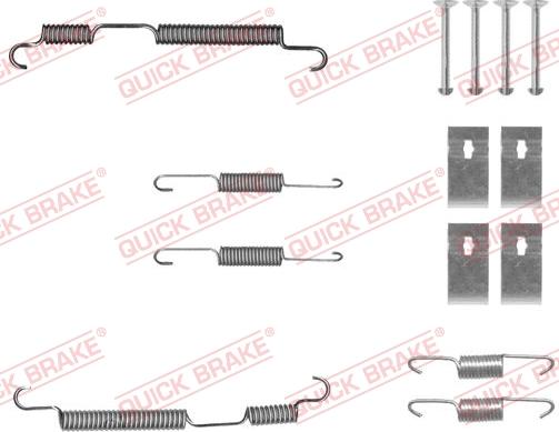 QUICK BRAKE 105-0050 - Set accesorii, sabot de frana aaoparts.ro