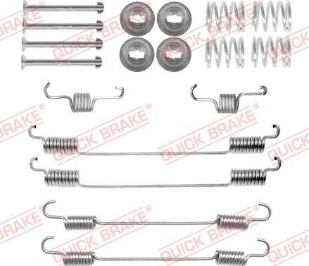 QUICK BRAKE 105-0057 - Set accesorii, sabot de frana aaoparts.ro