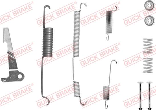 QUICK BRAKE 105-0062X-1R - Set accesorii, sabot de frana aaoparts.ro