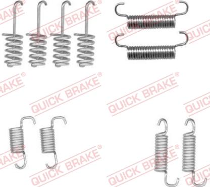 QUICK BRAKE 1050004 - Set accesorii, saboti frana parcare aaoparts.ro