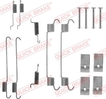 QUICK BRAKE 1050005 - Set accesorii, sabot de frana aaoparts.ro