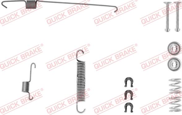 QUICK BRAKE 10500011R - Set accesorii, sabot de frana aaoparts.ro