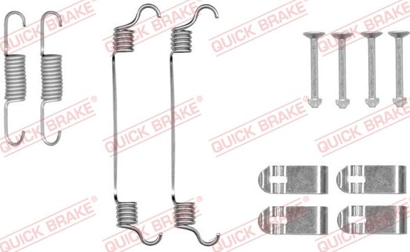 QUICK BRAKE 1050019 - Set accesorii, saboti frana parcare aaoparts.ro