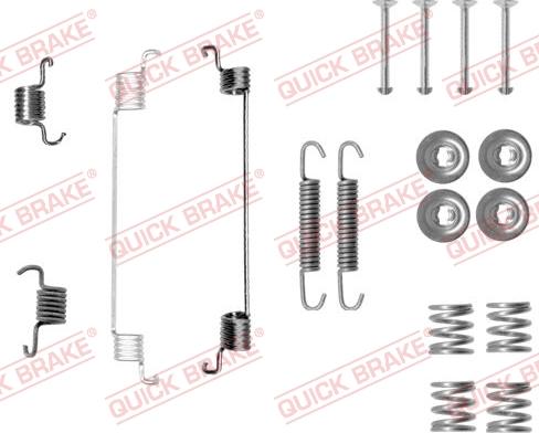 QUICK BRAKE 105-0014 - Set accesorii, sabot de frana aaoparts.ro