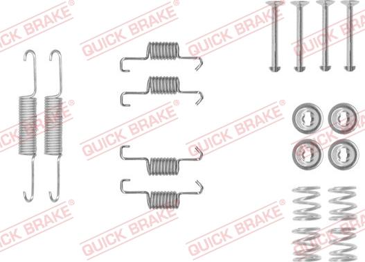 QUICK BRAKE 1050011 - Set accesorii, saboti frana parcare aaoparts.ro