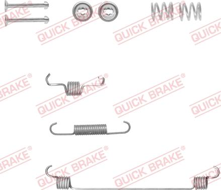 QUICK BRAKE 10500181R - Set accesorii, sabot de frana aaoparts.ro