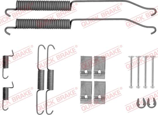 QUICK BRAKE 1050036 - Set accesorii, sabot de frana aaoparts.ro