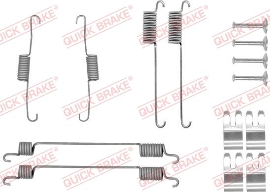 QUICK BRAKE 105-0030 - Set accesorii, sabot de frana aaoparts.ro