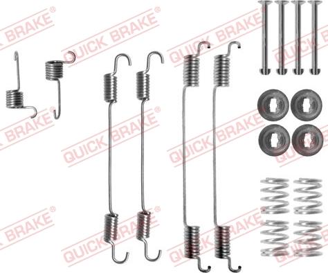 QUICK BRAKE 105-0021 - Set accesorii, sabot de frana aaoparts.ro