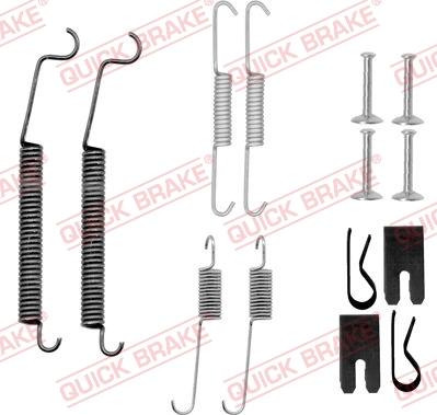 QUICK BRAKE 1050891 - Set accesorii, sabot de frana aaoparts.ro